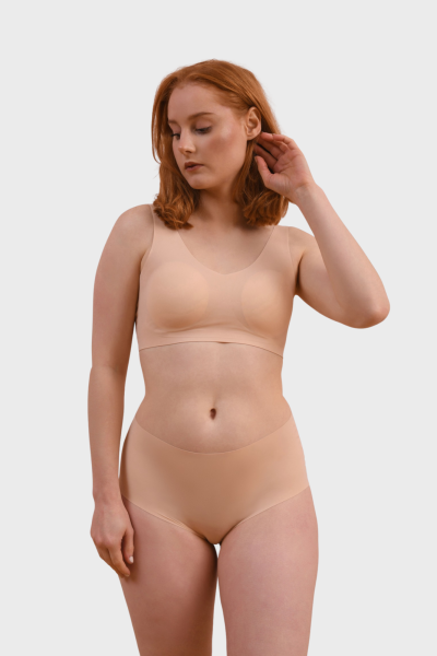 SIMONE / CULOTTE INVISIBLE SANS COUTURE TAILLE HAUTE